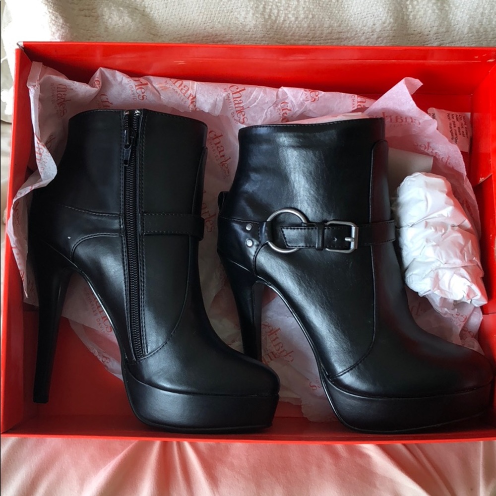 Charles David high heel booties